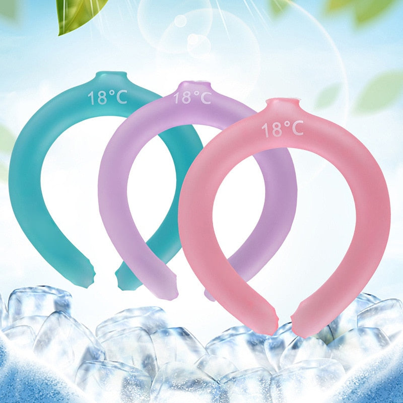 Cooling Down Ice Neck Ring Collar - wonderfulandamazingstuff